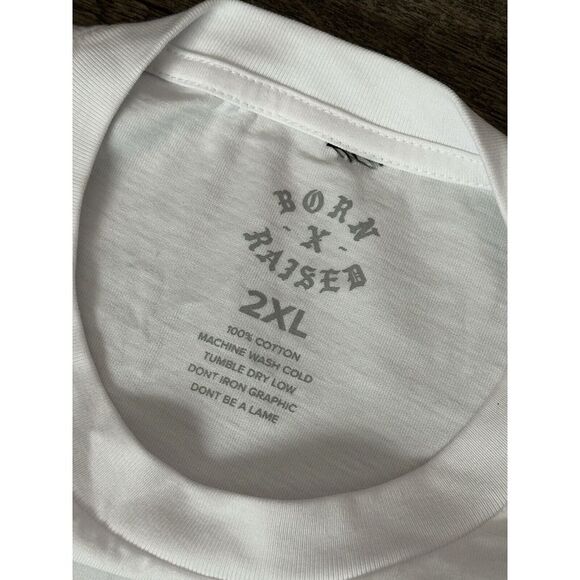 Born x Raised Los Angeles Kings Phantom White T Shirt Size 2XL - Picture 6 of 7